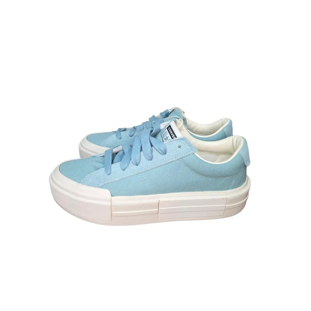 Converse All Star Cruise Platform Light Blue Canvas Sneakers Womens 11 EU 43 - Picture 3 of 10
